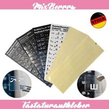 ✅ Deutsch Arabisch Russisch Tastaturaufkleber Sticker Notebook Laptop