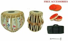 3D Bedruckt Folk Musical Schlagzeug Instrument Messing Tabla Set Mit Tasche