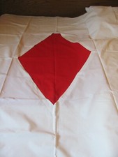 2 hübsche Bettbezüge mit Rauten-Ausschnitt - 1,90  m x 1,40 m  weiß  - Vintage 2