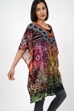 Damen Poncho Strandkleid