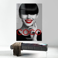 ✅ WANDBILD LUXUS COCO FRAU