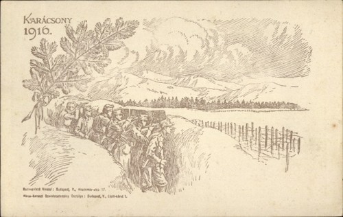 Weihnachten 1916 - ak,