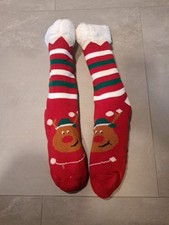 Dicke Wintersocken Socken Mit Led Licht Neu Rentier Gr.39-42