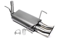 TA TECHNIX SPORT-AUSPUFF ENDSCHALLDÄMPFER 2X76DTM FÜR CORSA C MIT ABE