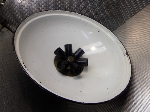 Alte ddr tgl emaille lampe - alte,