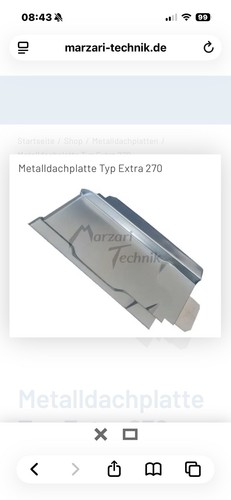 Marzari metall dachplatte typ - marzari,