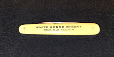 Vintage altes weiß pferd - altes,