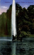 Ak Düsseldorf am Rhein, Runder Weiher im Hofgarten - 4909416