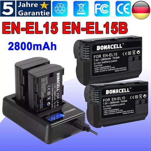 2pack 2800mah el15 akku - 2pack, +