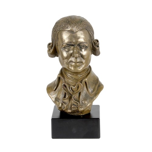Mozart büste auf marmor - büste,