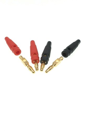 Bananenstecker 4mm vergoldet