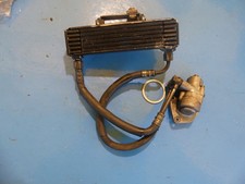 BMW R 100 RS Ölkühler Mittelanbau mit Thermostat und Schläuchen 70396