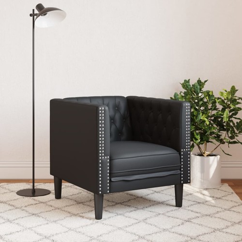 Chesterfield sofa kunstleder - sofa,