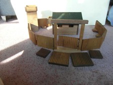 HOLZ WESTERN FORT  60/70 JAHRE FÜR ELASTOLIN/TIMPO FIGUREN