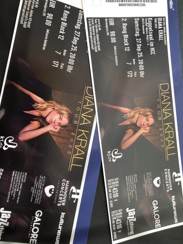 Konzertkarten diana krall 2025 - krall,