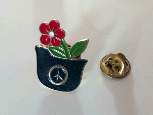 Pin blume helm - pin, brosche