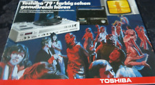 Toshiba 1979 Fernseher/Compactanlagen/Radiorecoder/Kofferradios/Cassettenrecord.