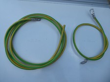 Erdungskabel H07V-K 16 mm² grün-gelb 3 Stück Schutzleiter mit Kabelschuh