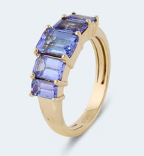 Harry Ivens IV Ring Gelbgold 375 mit Tansaniten AAA+