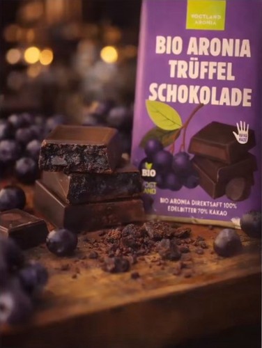 Bio aronia trüffel schokolade - aronia,