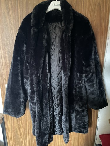 Damen webpelzjacke braun - braun, kurz