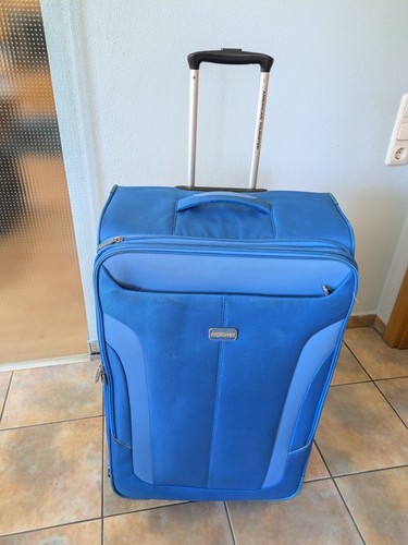 Trolley koffer hellblau - trolley,