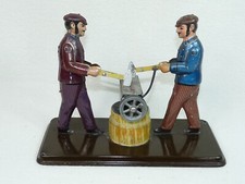 ur-alt Antriebsmodell Carette um 1910 HL 2 Schmiede am Ambos für Dampfmaschine