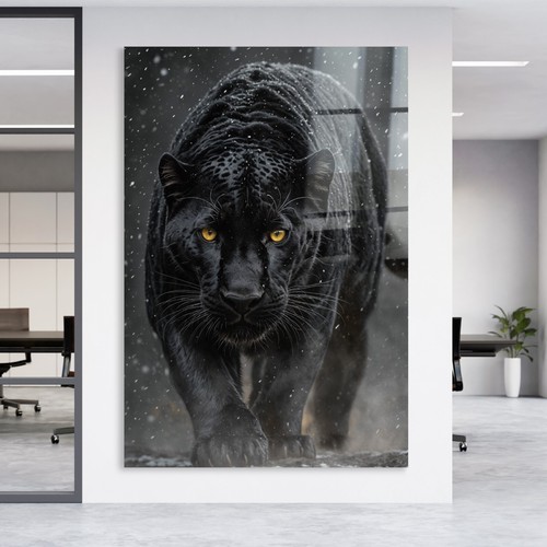 Schwarzer panther tier - panther,