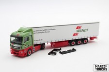 Herpa MAN TGX XLX Gardinenplanensattelzug "Wandt" 1:87 /H25541
