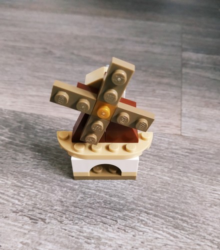 Windmühle aus echten