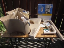 Eckspühlkasten Eck Spülkasten Wisa 770  6-9L Bahamabeige, Beige