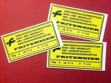 Aufkleber Fritzmeier Eicher