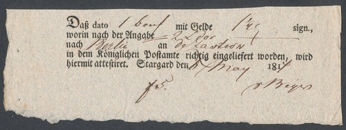 407851 preußen postschein - 407851),