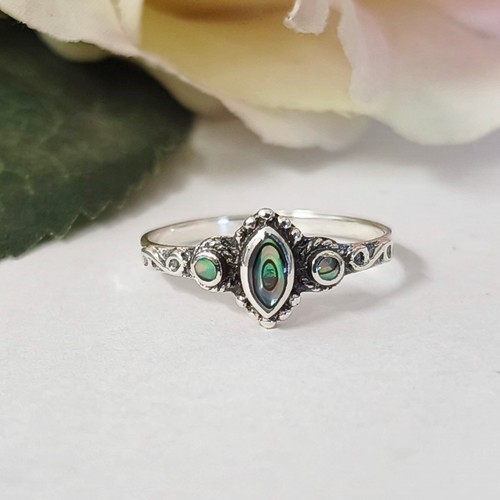 Damen ring silber - silber, mit