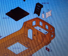 Playmobil 3003170 Ladeluke Decksluke braun aus Set 3550 3750 1989 Piratenschiff
