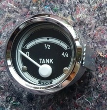 VDO Tankanzeige NOS 70/71 chrom in OVP 12 V 52 mm Oldtimer Replica Käfer Bulli 