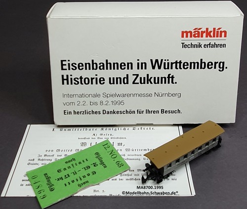 Märklin 8700 1995 miniclub - märklin,