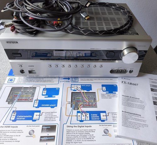 Onkyo sr607 rec - onkyo, hdmi