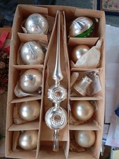 Christbaumkugeln , Spitze Silber Weihnachtsbaumkugeln