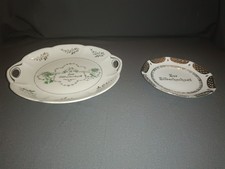 2 Porzellanteller zur