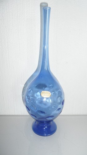 Vase lauscha glas - lauscha, mundgeblasen