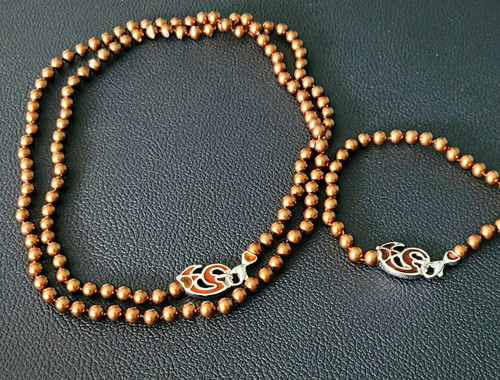 2er set kugelkette halskette - 2er,