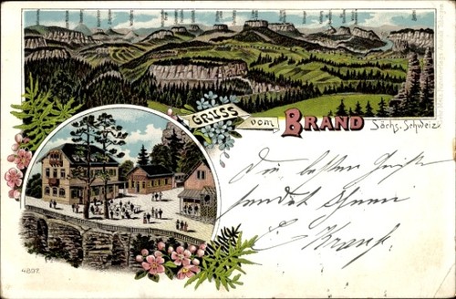 Litho hohnstein sächsische - hohnstein,