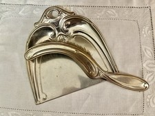 Wunderschönes antikes Tischkehrset,  Kehrgarnitur, Tischbesen Vintage