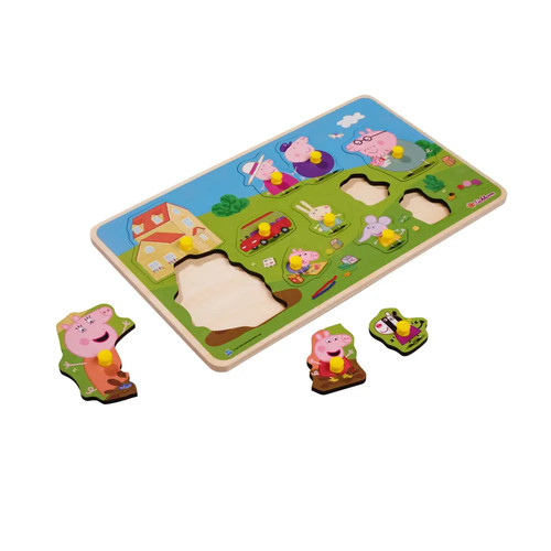 Peppa pig steckpuzzle - peppa,