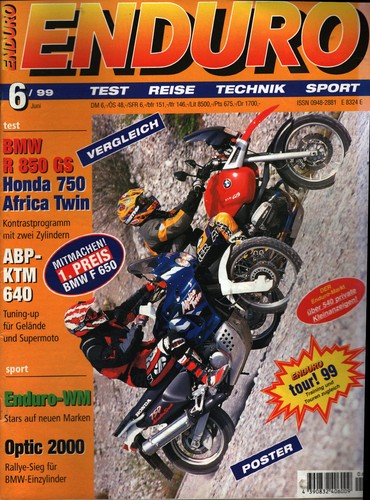 Zeitschrift enduro 1999 bmw - #6,