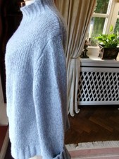 HEMISPHERE Super süsser Pullover Boxy Blau Gr. M wNEU 82% Wolle 18% Kaschmir