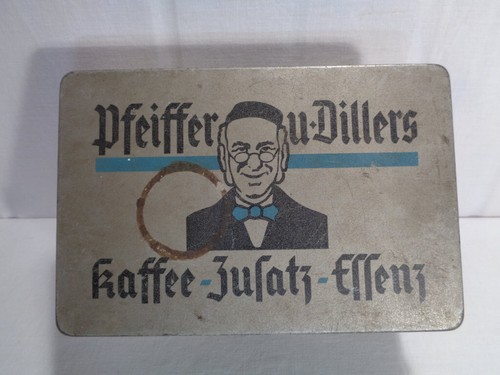 Alte blechdose kaffeedose - alte, blechdose,