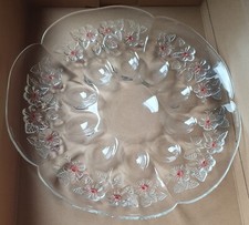 Eierteller zum Servieren - oder als Deko – mit Platz für bis zu 10 Eiern und Dip