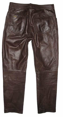 Linus herren lederjeans - lederjeans, /
